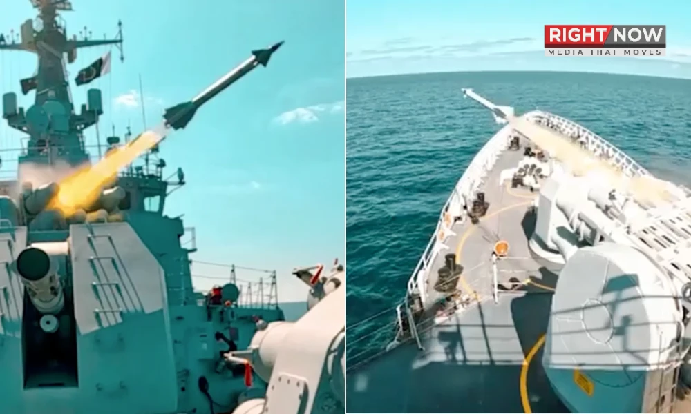 پاکستان نیوی کا شمالی بحیرۂ عرب میں میزائل تجربہ کامیاب