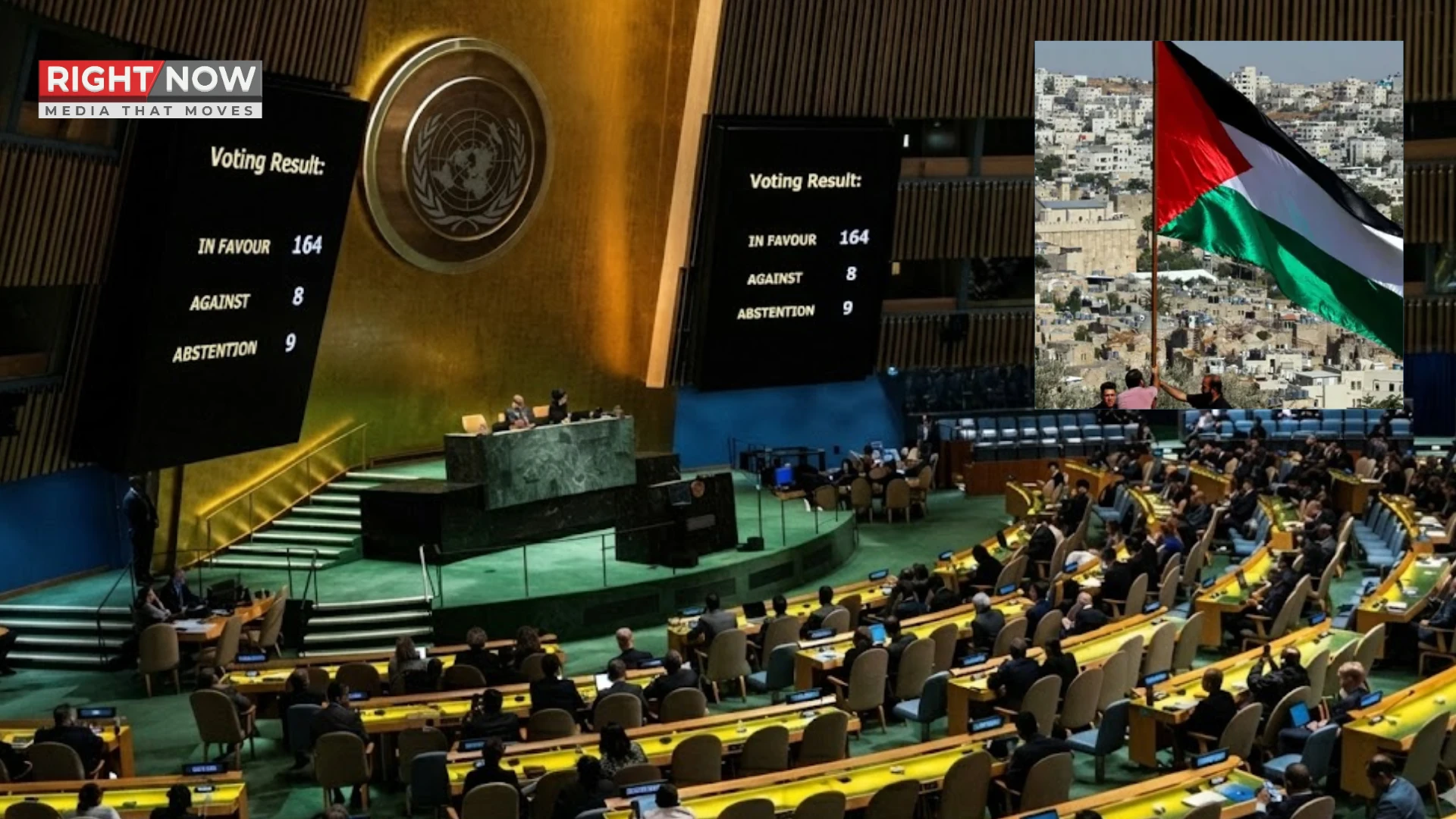 اقوام متحدہ میں فلسطینی خود ارادیت کی قرارداد منظور [Draft]