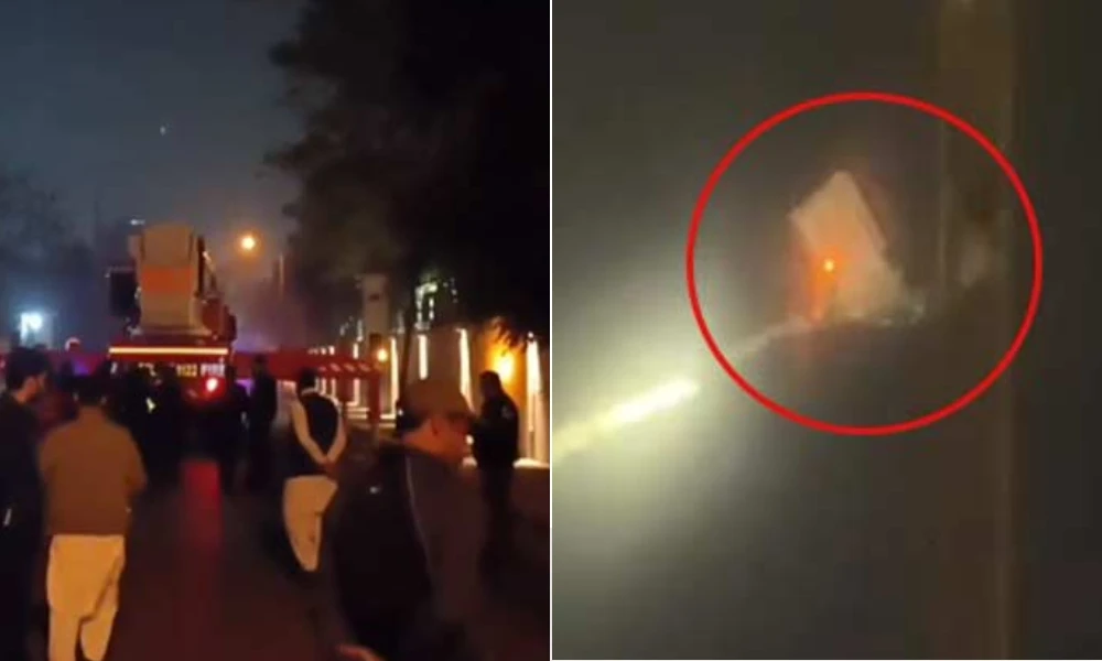 لاہور ایم پی اے ہاسٹل میں نامعلوم شخص کا کرین پر چڑھاؤ [Draft]