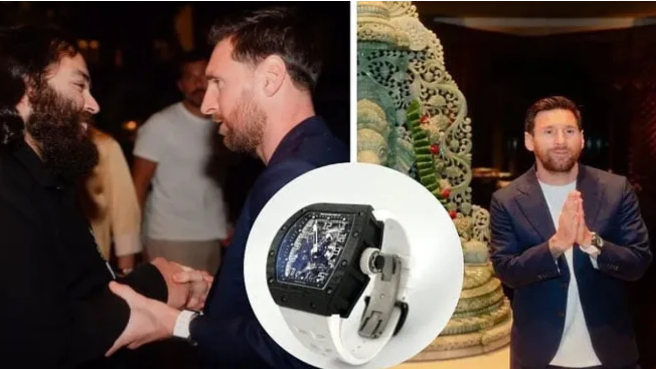 امبانی نے لیونل میسی کو نایاب گھڑی کا قیمتی تحفہ دیا [Draft]