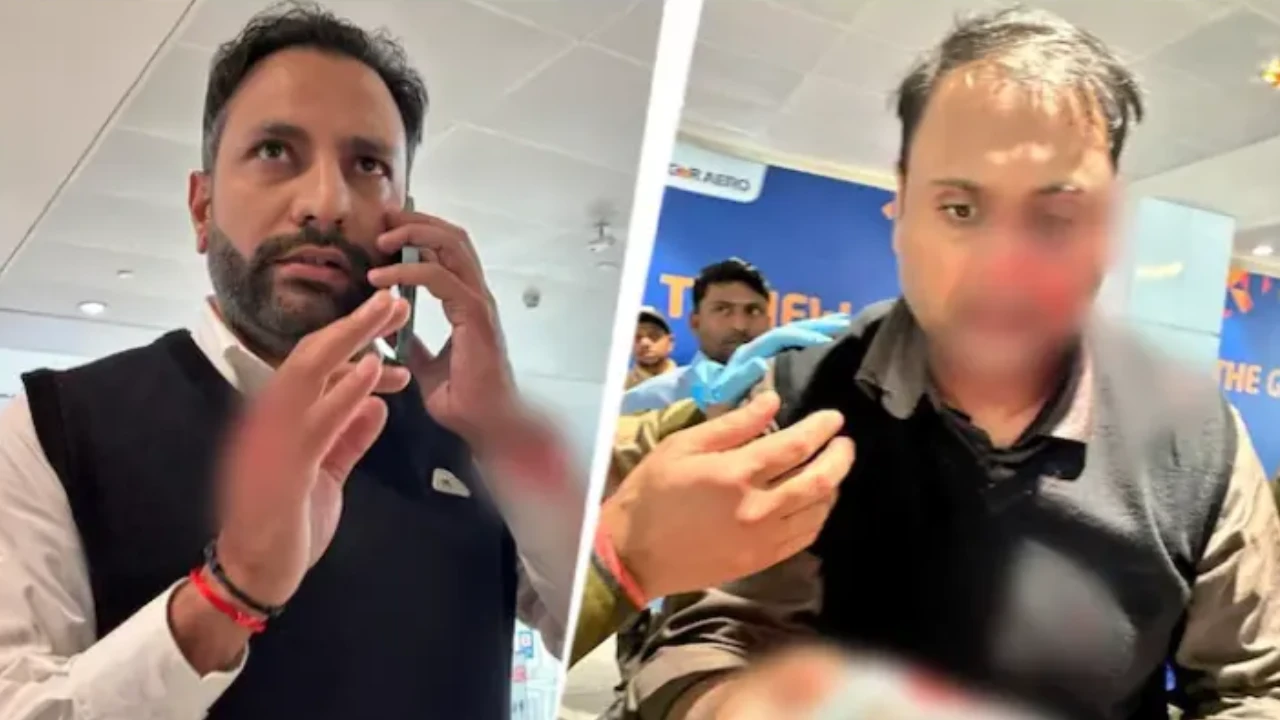 دہلی ایئرپورٹ پر بھارتی پائلٹ کا مسافر پر تشدد [Draft]