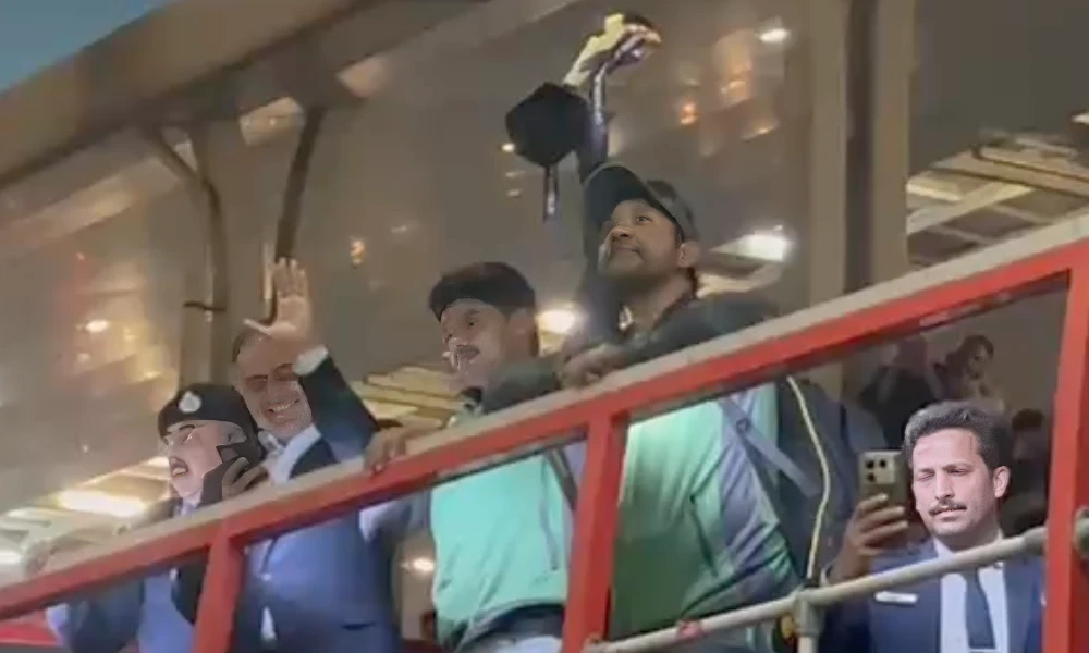 پاکستان کی انڈر 19 کرکٹ ٹیم کی وطن واپسی پر پرتپاک استقبال [Draft]