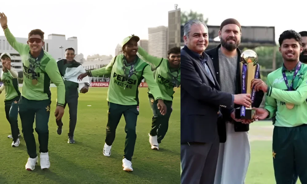 پاکستان انڈر 19 کا ایشیا کپ جیتنے پر جشن، ویڈیو وائرل [Draft]