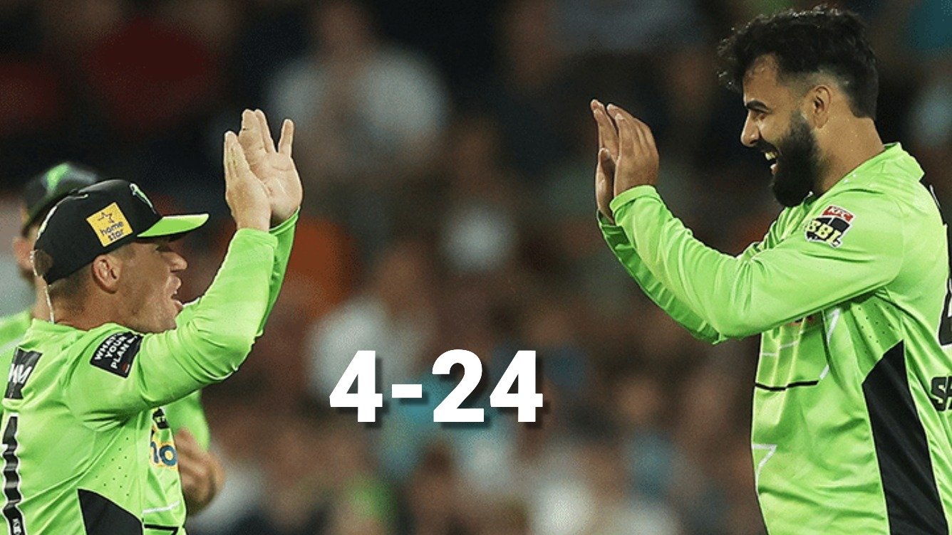 شاداب خان کی بگ بیش میں شاندار بولنگ، ٹیم کو پہلی کامیابی دلا دی