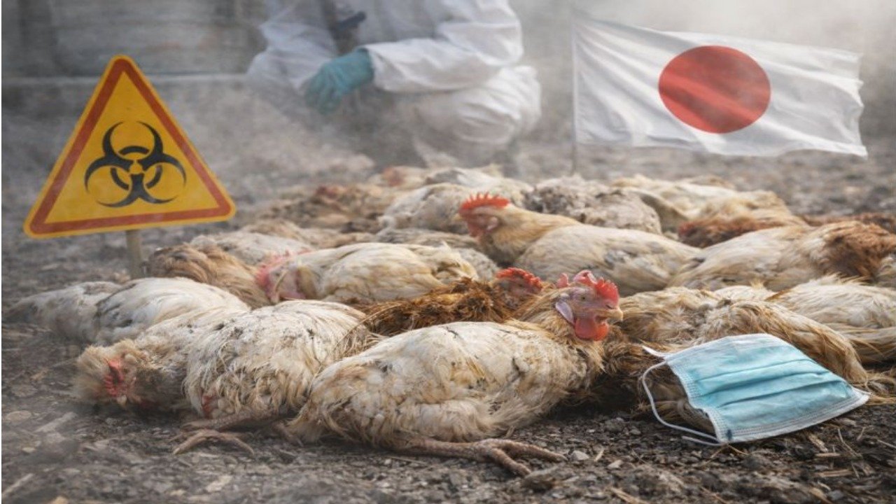جاپان میں برڈ فلو کا نیا کیس، لاکھوں مرغیاں تلف