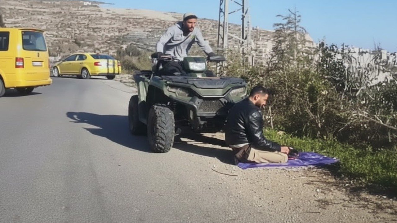 اسرائیلی فوجی نے فلسطینی پر گاڑی چڑھا دی