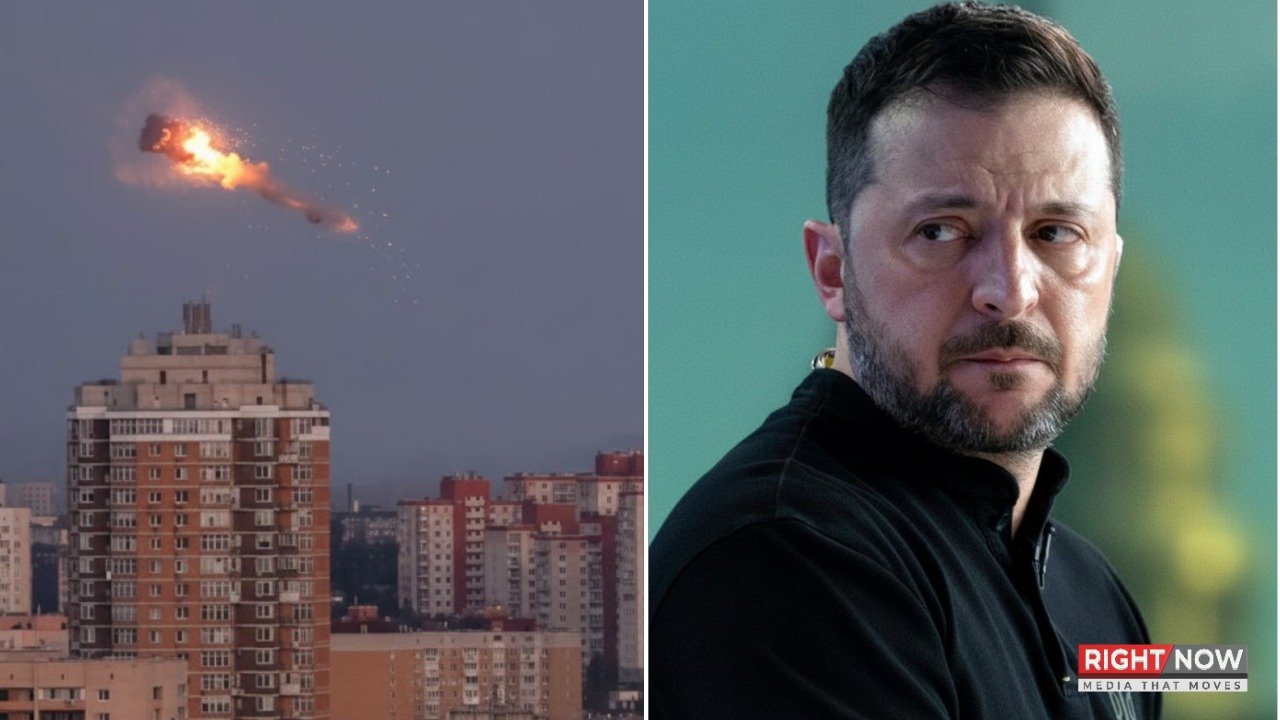 زیلنسکی کے دورہ امریکا سے قبل روس کا یوکرین پر فضائی حملہ