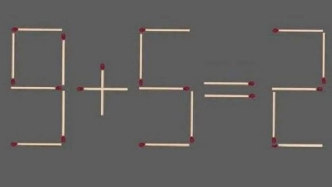 ماچس کی ایک تیلی ہٹا کر بڑا نمبر بنانے کی پہیلی