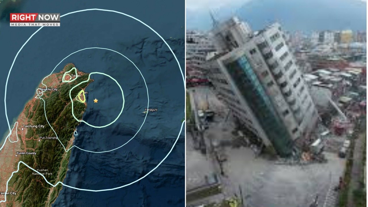 تائیوان کے ساحلی علاقے میں 7 شدت کے زلزلے سے عمارتیں لرز اٹھیں