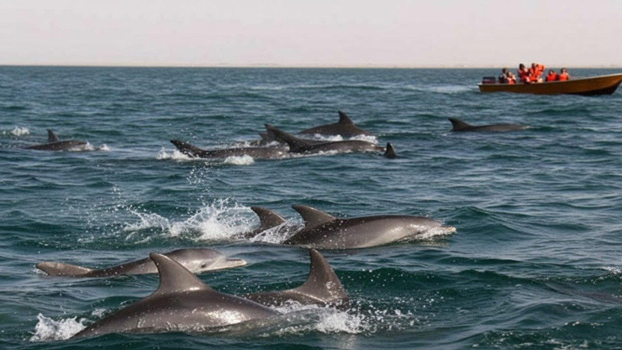 خوراک کی تلاش میں ڈولفن مچھلیوں کی گوادر واپسی