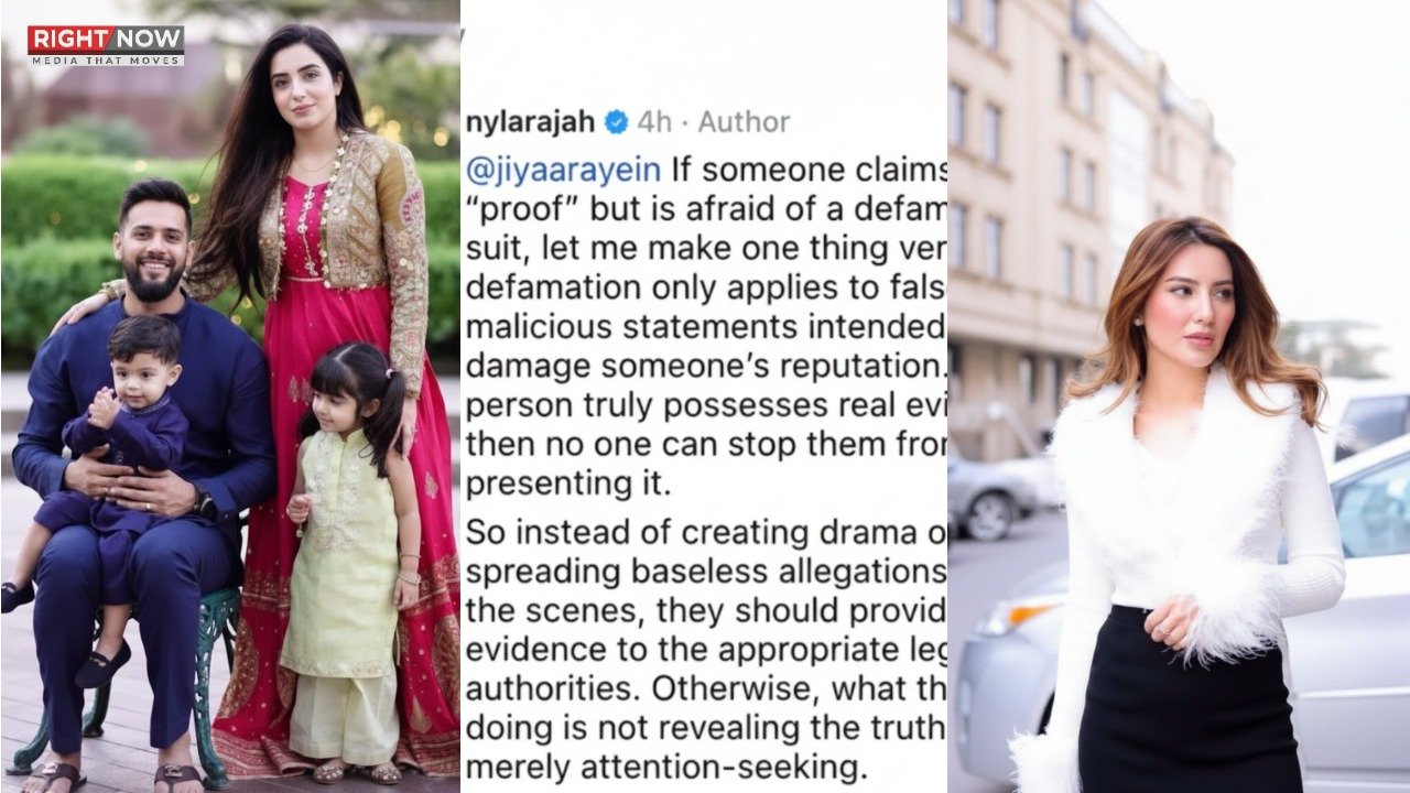 نائلہ راجا کا عماد وسیم کی طلاق پر سخت ردعمل