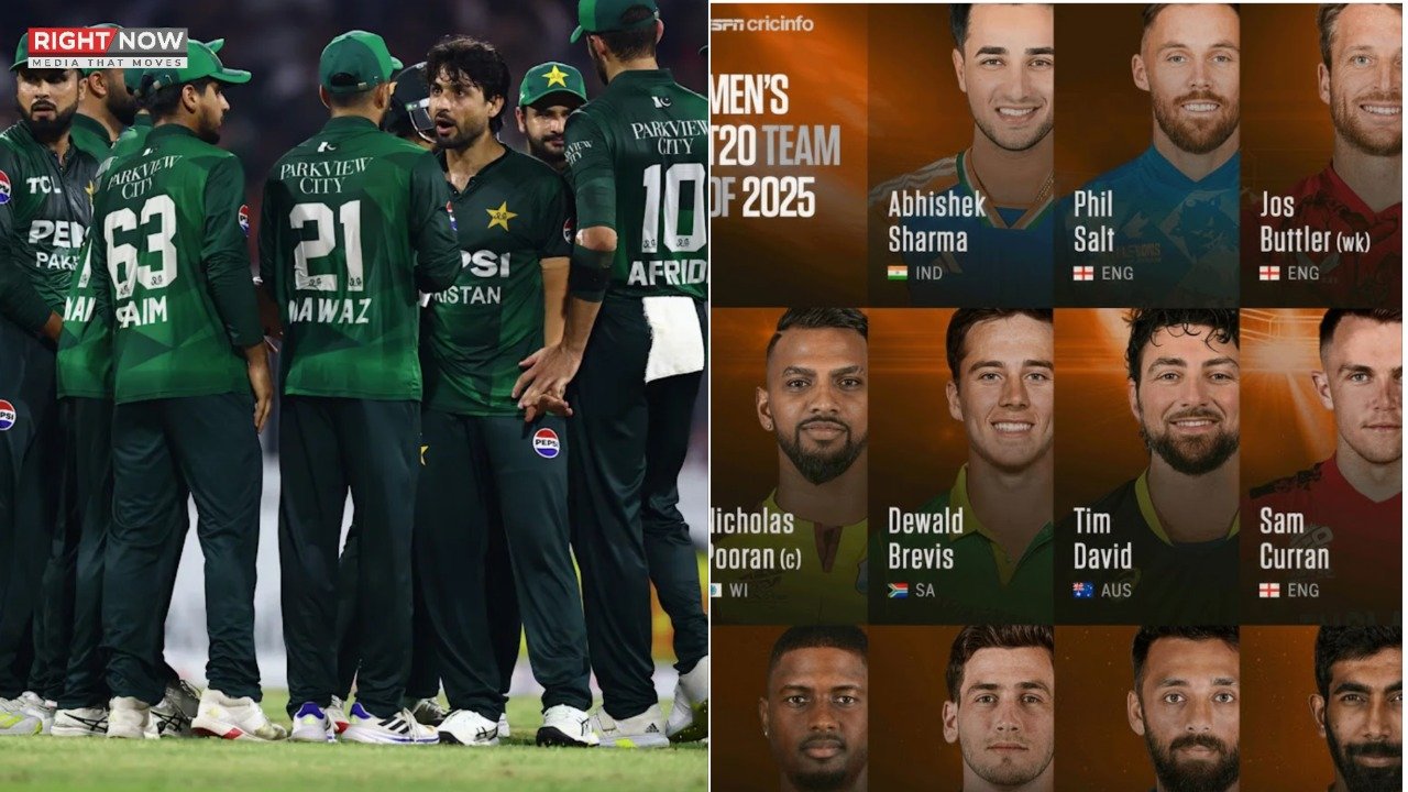 ٹی 20 ٹیم آف دی ایئر میں کوئی پاکستانی شامل نہیں