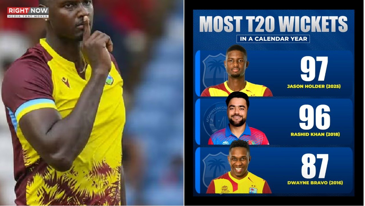 جیسن ہولڈر نے ٹی ٹوئنٹی میں سالانہ وکٹوں کا نیا ریکارڈ بنا دیا