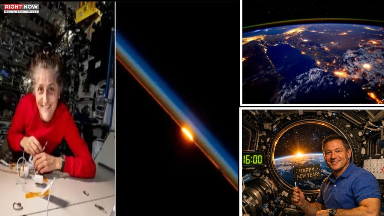 خلائی اسٹیشن پر خلا باز نئے سال کی آمد 16 بار دیکھتے ہیں