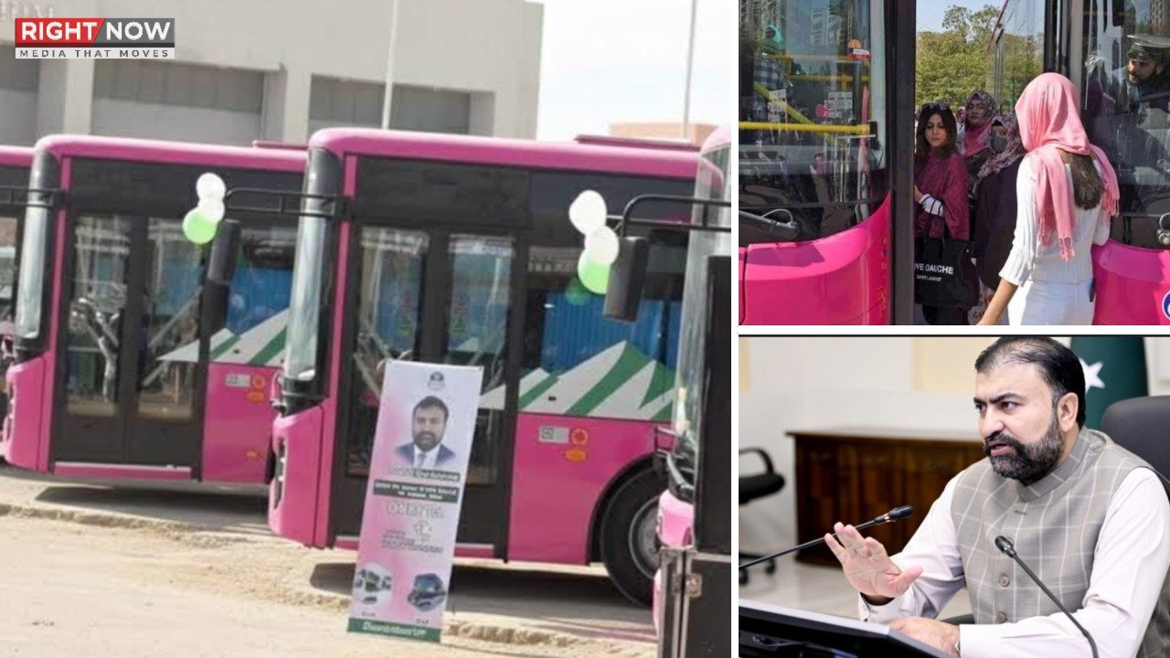 بلوچستان میں خواتین کے لیے پنک بس سروس کا آغاز