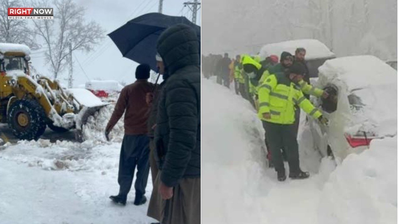 ایبٹ آباد میں برف میں پھنسے سیاحوں کو ریسکیو کیا گیا