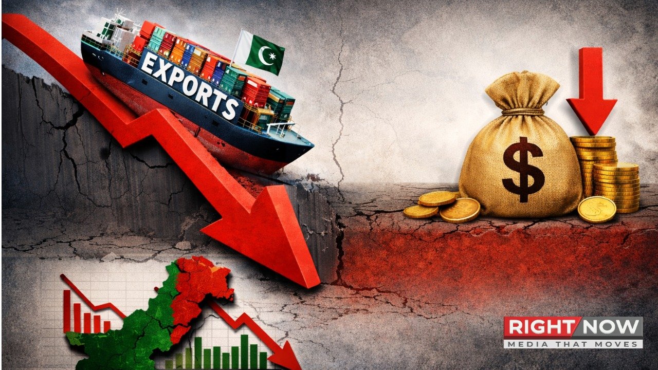 پاکستان کی برآمدات میں مسلسل کمی، تجارتی خسارہ بڑھ کر 19.20 ارب ڈالر