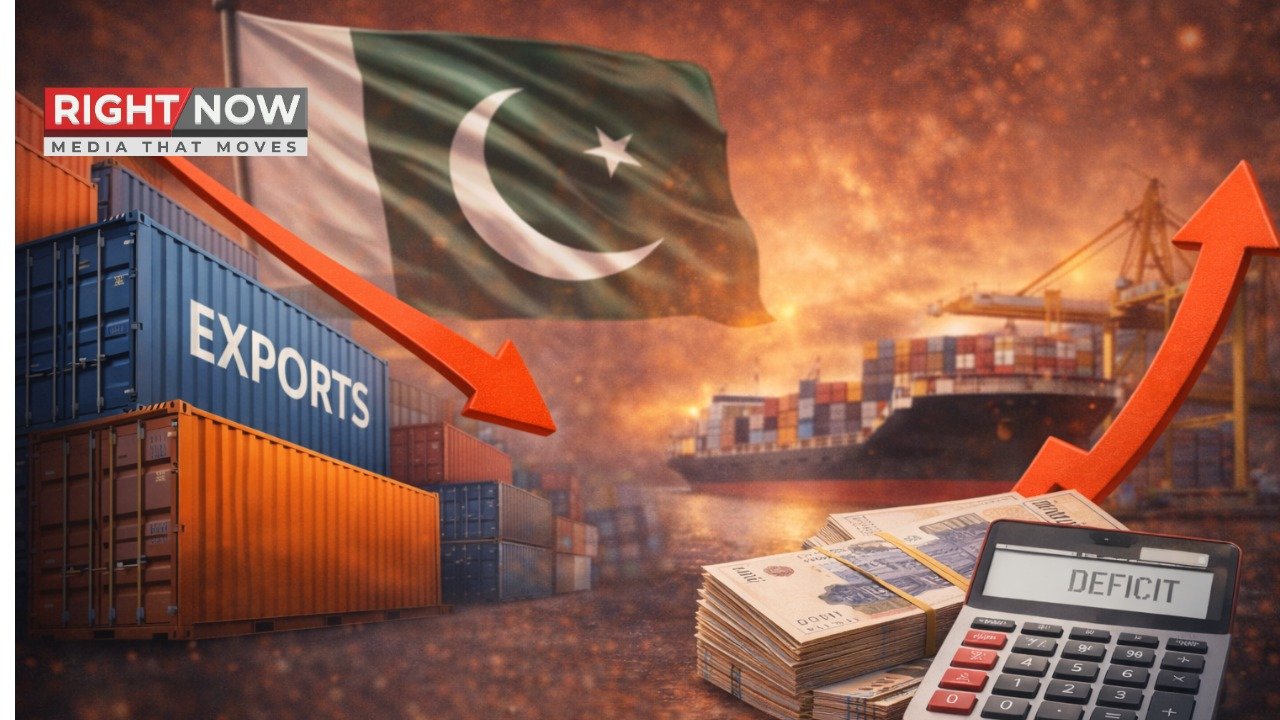 پاکستان کی برآمدات میں مسلسل کمی، تجارتی خسارہ بڑھا