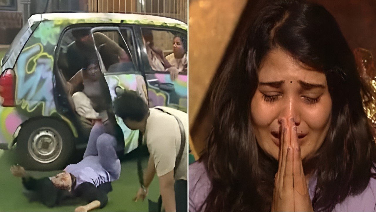 بھارتی رئیلیٹی شو میں اداکارہ گاڑی سے باہر دھکیلی گئیں