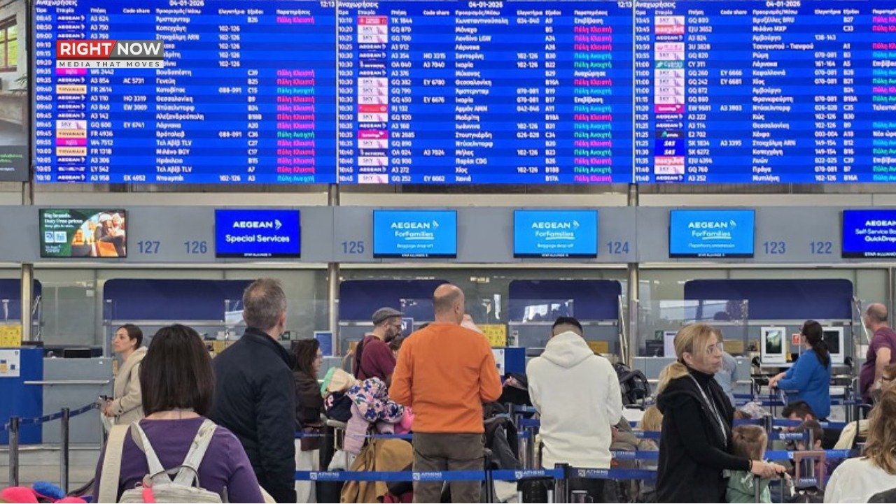 یونان کے ہوائی اڈوں پر تکنیکی خرابی سے پروازیں منسوخ