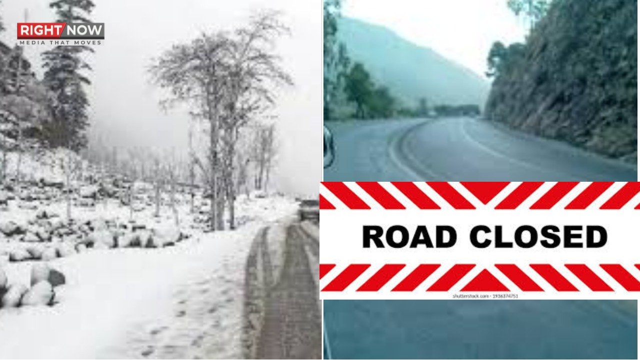 ایبٹ آباد میں برفباری سے سیاحتی مقامات پر سڑکیں عارضی بند