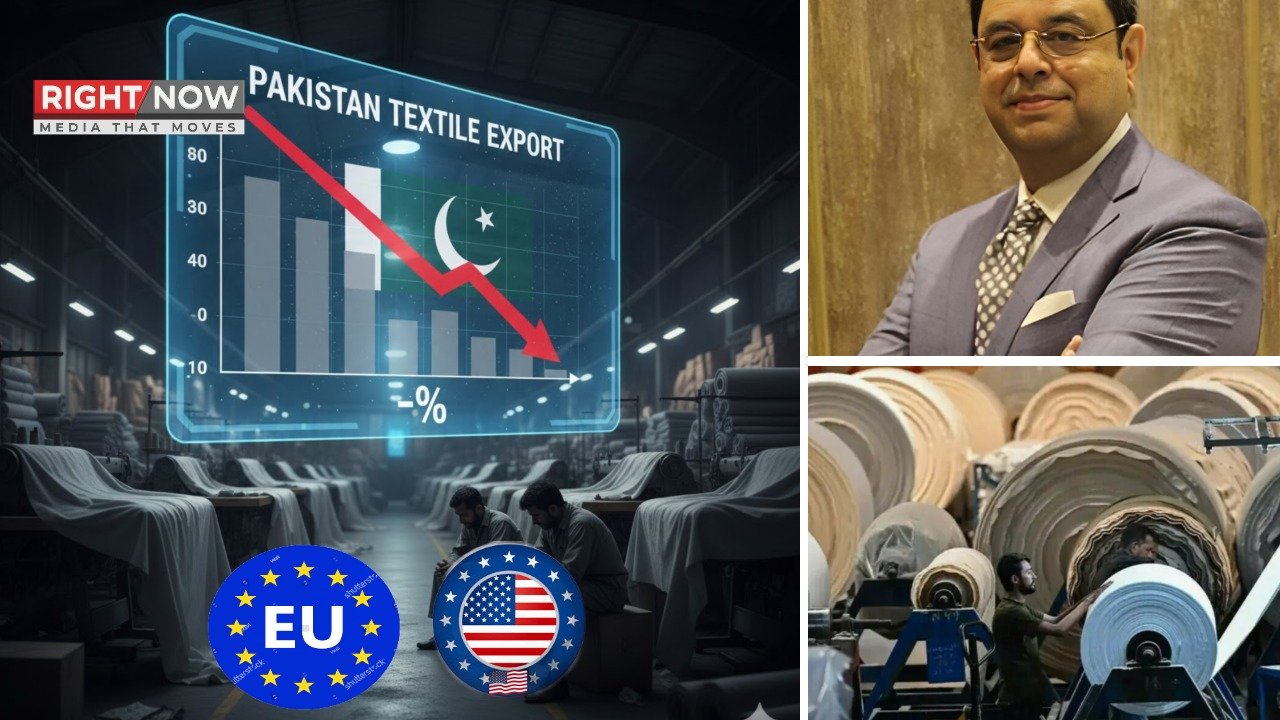 پاکستانی ٹیکسٹائل برآمدات میں یورپ، امریکہ اور برطانیہ میں کمی