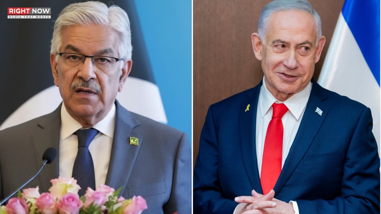 خواجہ آصف کا نیتن یاہو کی گرفتاری کا مطالبہ