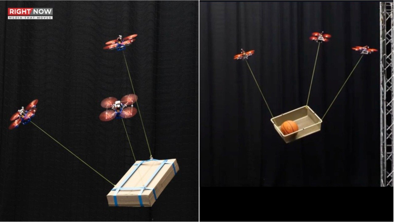 نیدرلینڈز میں سائنس دانوں نے بھاری سامان منتقل کرنے والا نیا ڈرون سسٹم بنایا