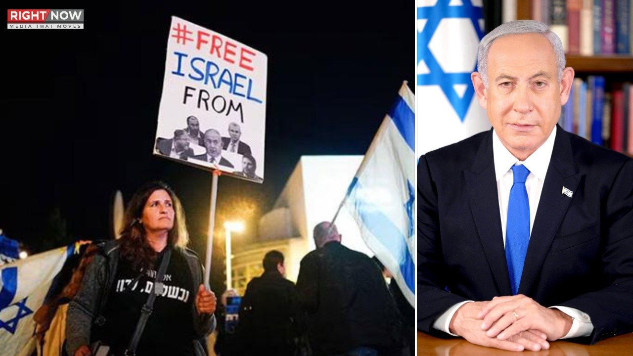 تل ابیب میں نیتن یاہو حکومت کیخلاف بڑے پیمانے پر احتجاج