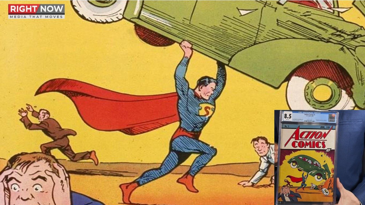 سپرمین کی نایاب پہلی کامک بک ڈیڑھ کروڑ ڈالر میں فروخت