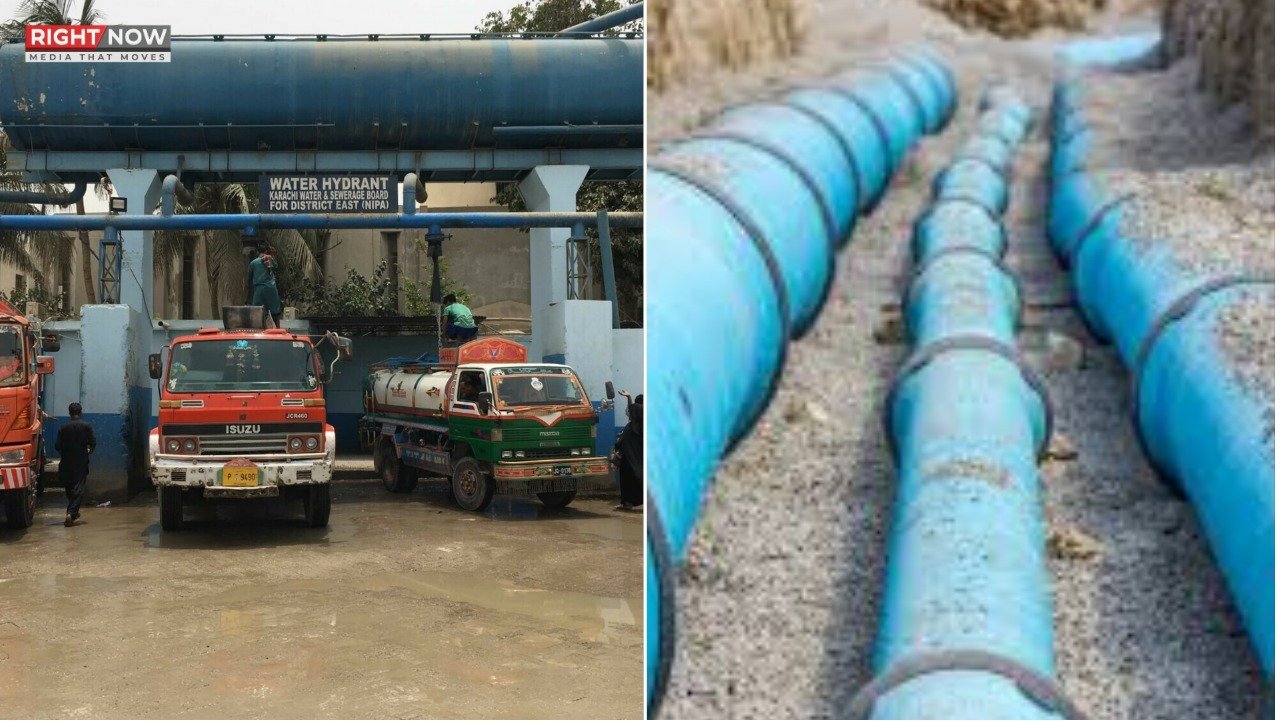 کراچی میں ٹینکرز کے بجائے لائنوں سے پانی کی فراہمی کا آغاز