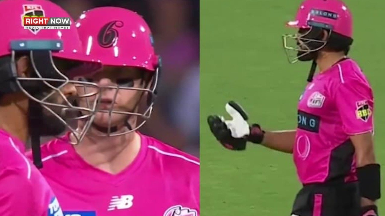 بی بی ایل میں بابر اعظم کا اسمتھ پر ناراضگی، پہلی گیند پر آؤٹ