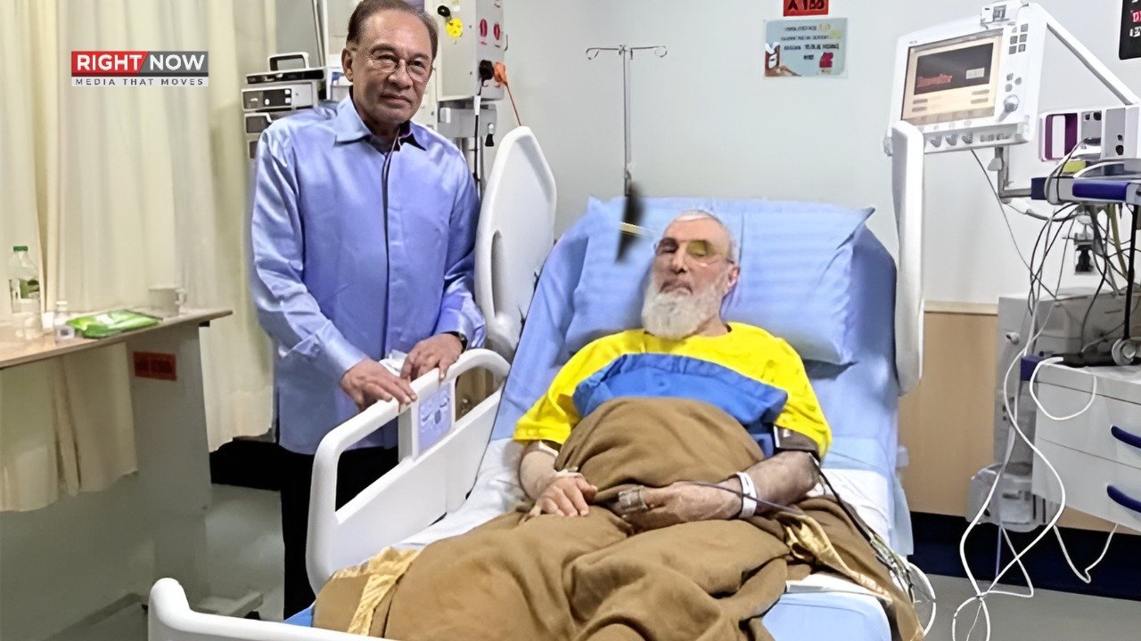 ملائیشیا کے وزیراعظم انور ابراہیم نے گلبدین حکمت یار کی عیادت کی