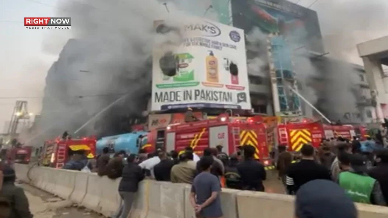 گل پلازہ میں آگ لگنے سے پانچ افراد جاں بحق، 20 سے زائد زخمی