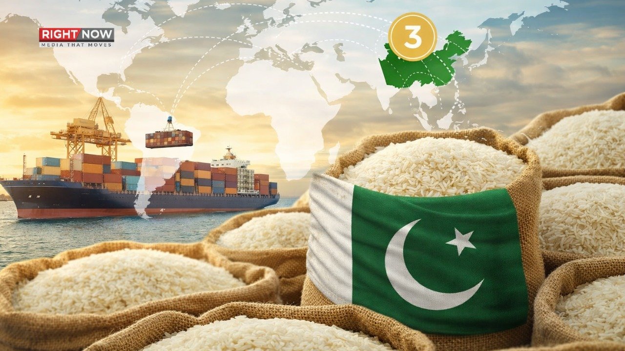 پاکستان چاول برآمدات میں عالمی سطح پر تیسرے نمبر پر پہنچ گیا