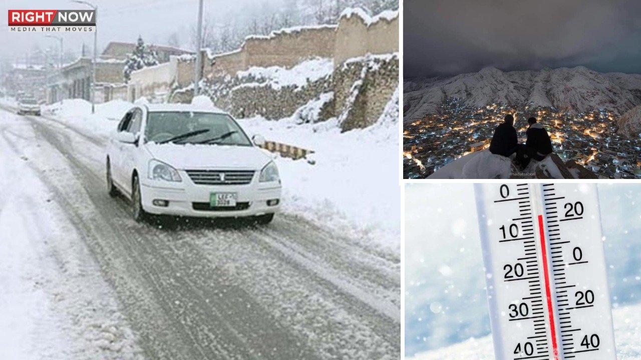 ملک کے مختلف علاقوں میں بارش و برفباری، سردی میں اضافہ