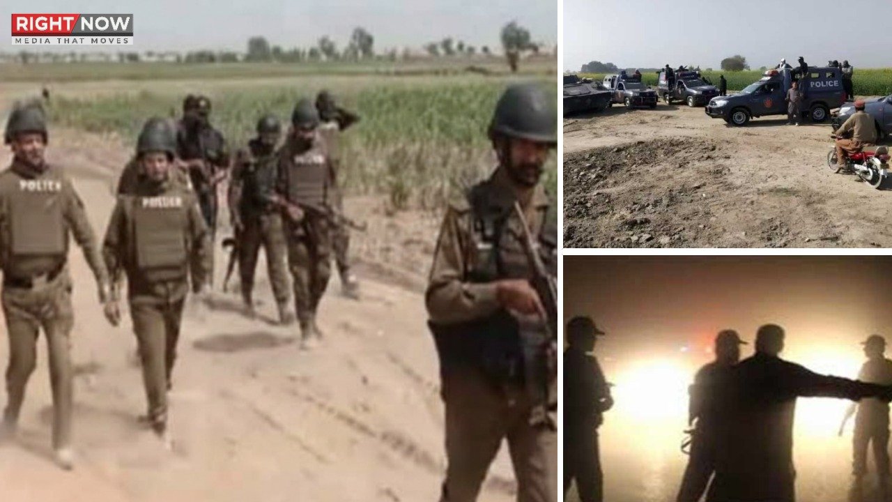 پنجاب اور سندھ پولیس کا ڈاکوؤں کیخلاف مشترکہ آپریشن جاری