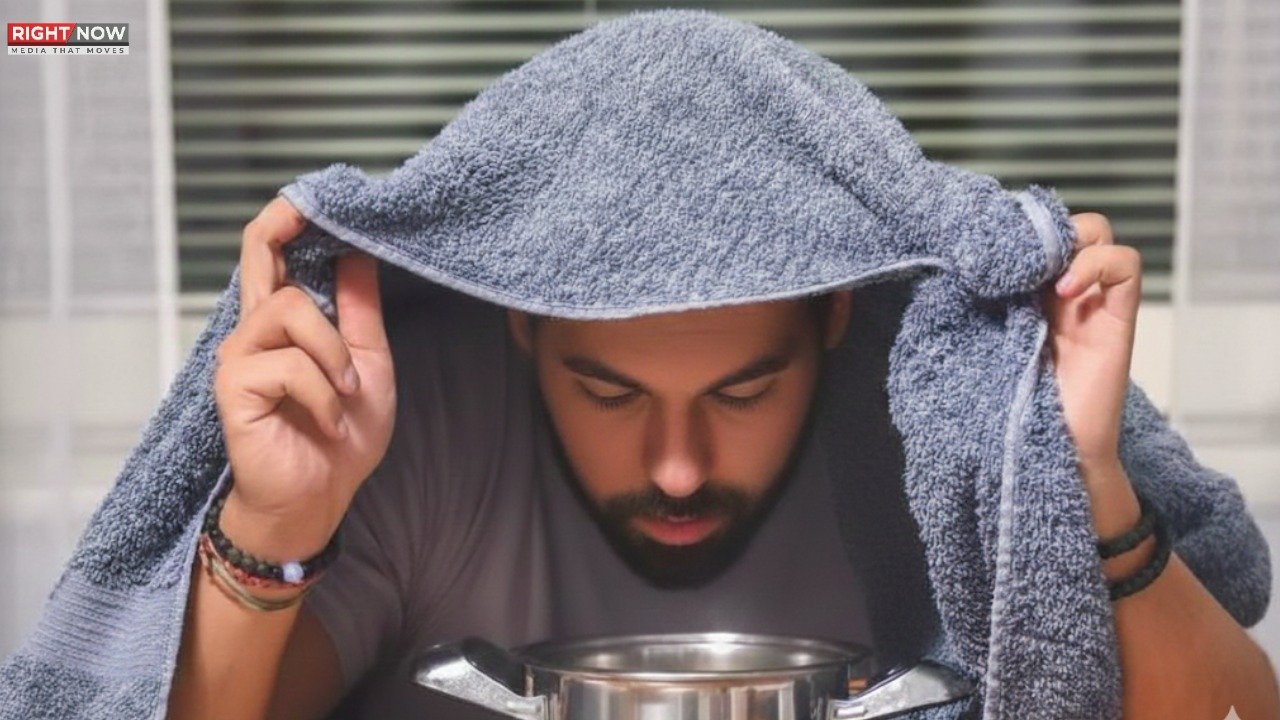 نزلہ زکام میں بھاپ لینے کا صحیح طریقہ اور احتیاطی تدابیر
