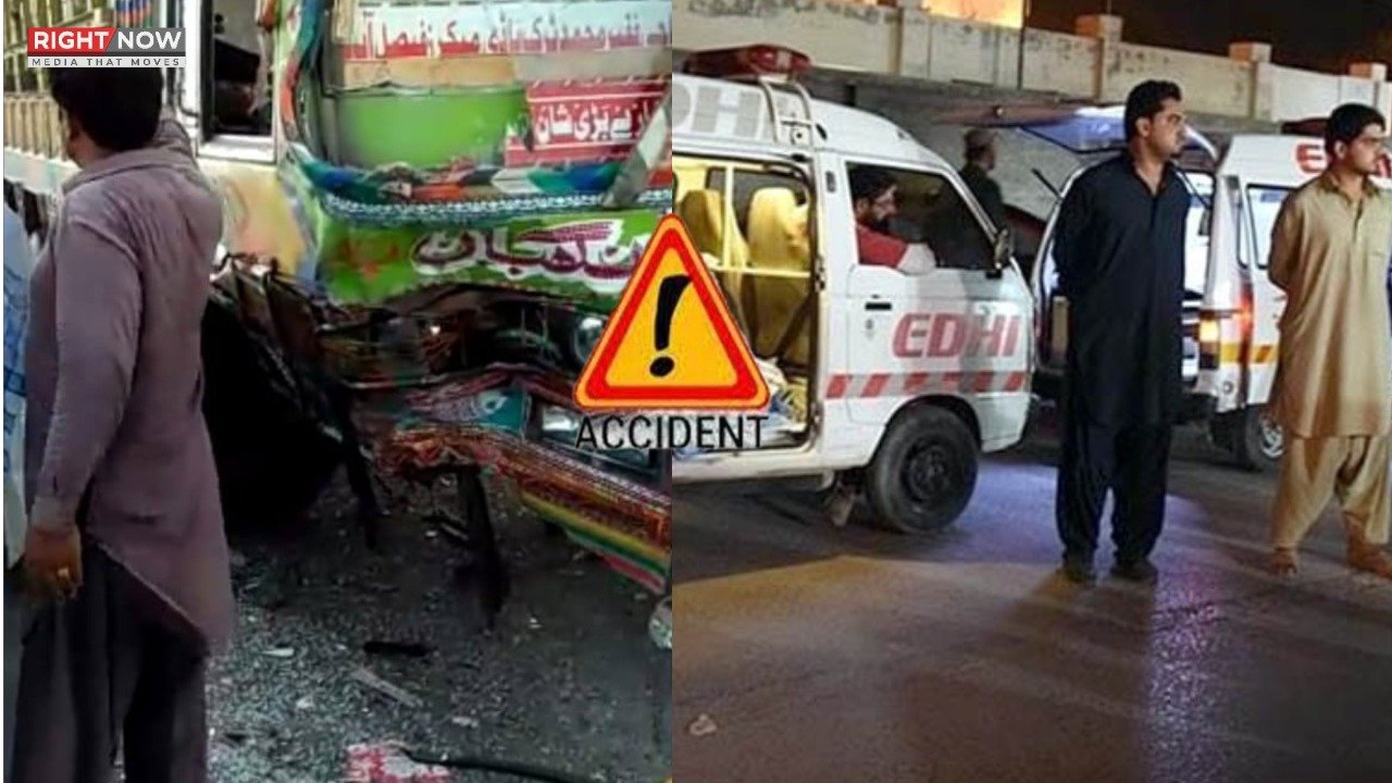 کراچی میں ٹریفک حادثے میں دو نوجوان جاں بحق