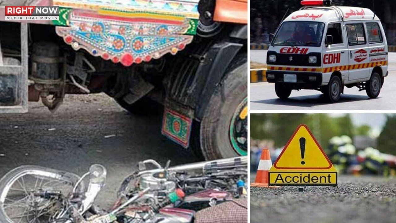 کراچی میں ٹریلر حادثے میں دو نوجوان جاں بحق، ایک زخمی