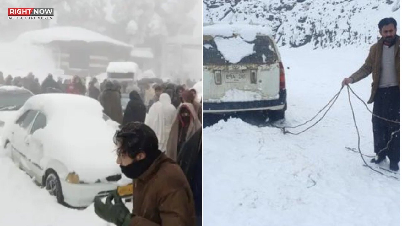 مری میں برفانی طوفان، 5 ہزار سیاح پھنس گئے، داخلہ بند