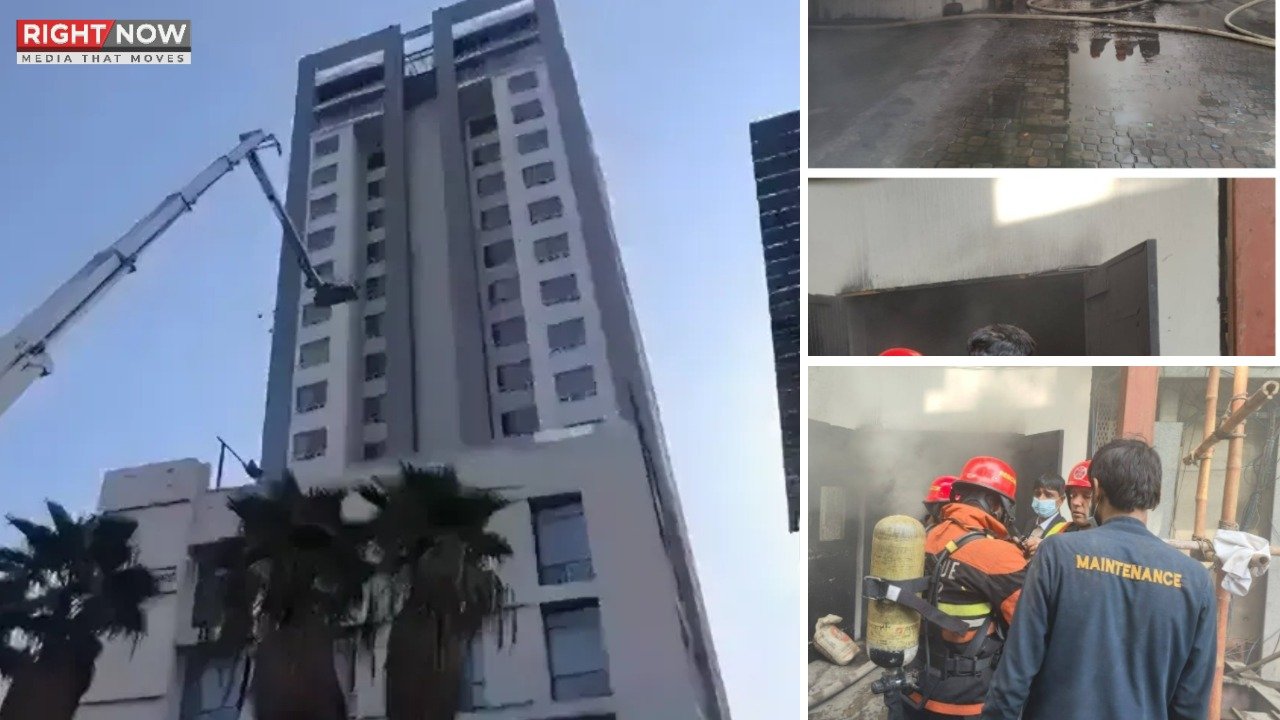 لاہور گلبرگ ہوٹل میں آگ، ایک ہلاک، 180 افراد کو بچایا گیا