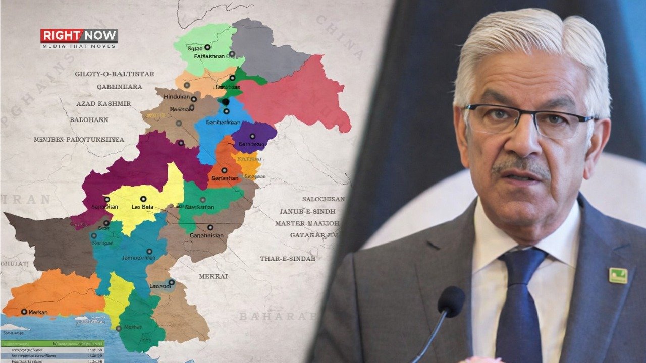 وزیر دفاع کا نئے صوبوں کی تشکیل پر حمایت کا اعلان