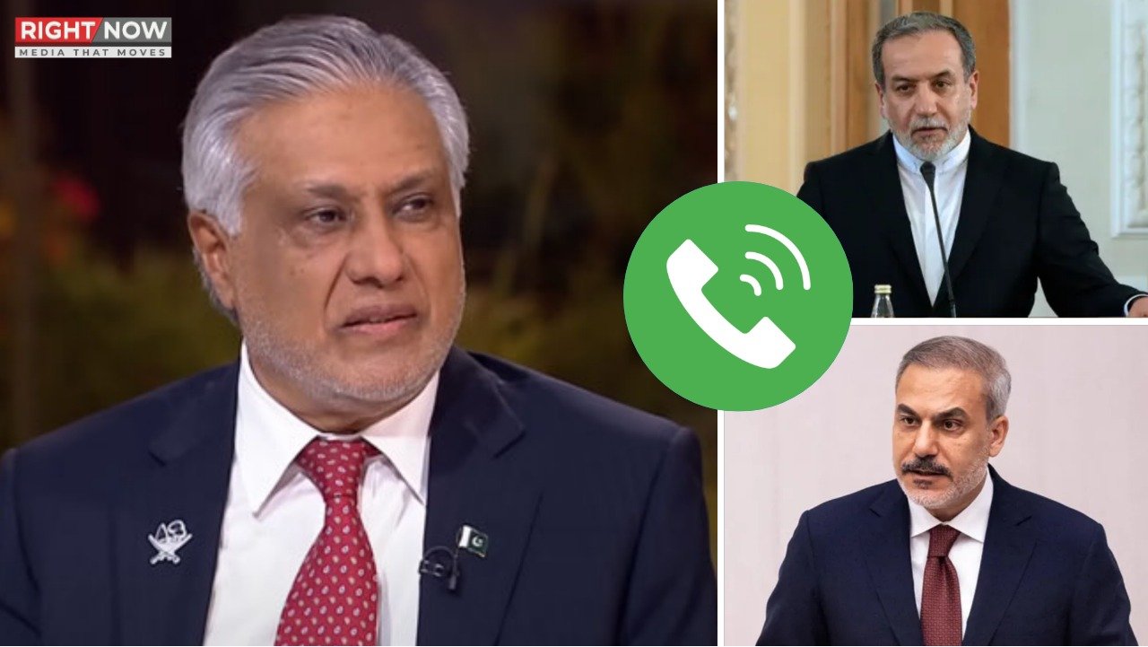 اسحاق ڈار کا دبئی میں ترک و ایرانی وزرائے خارجہ سے رابطہ