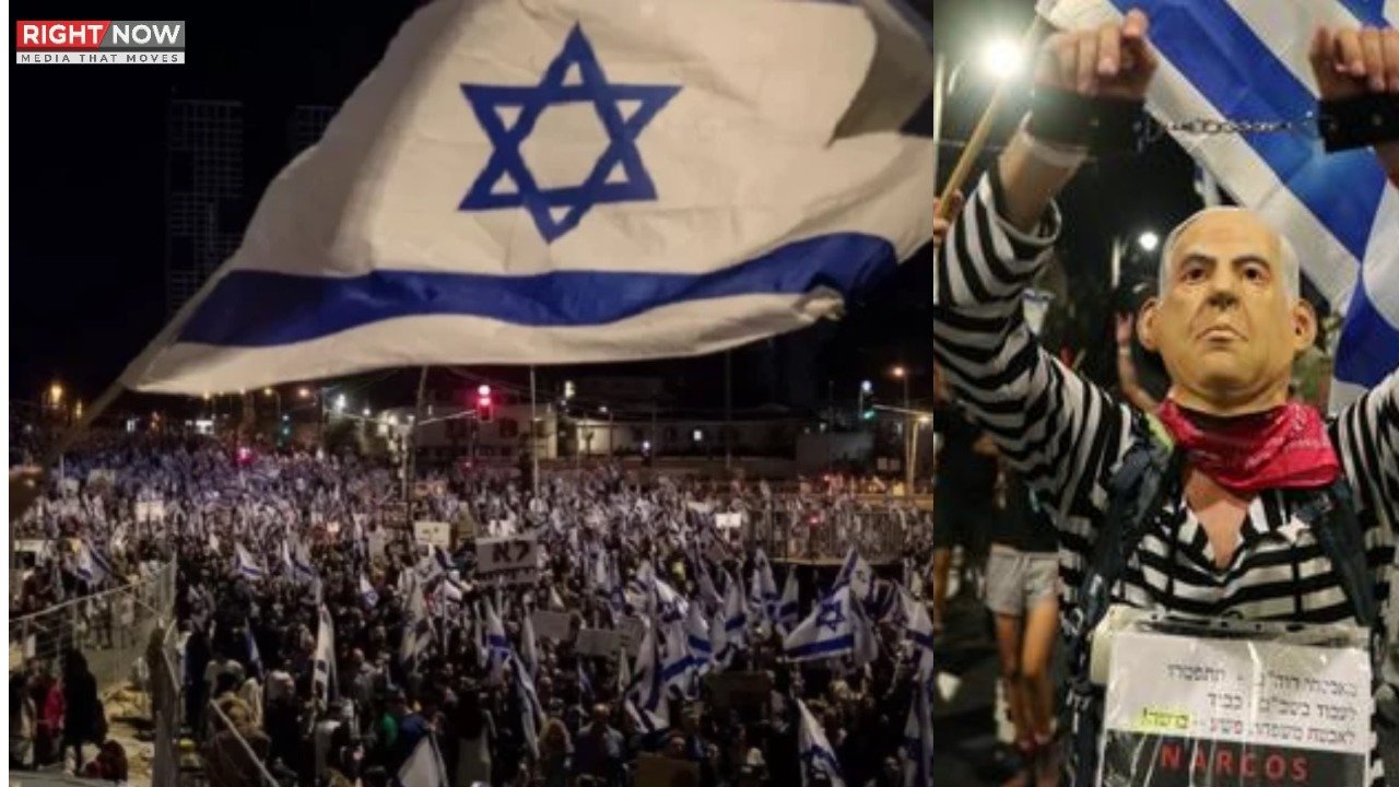 اسرائیل میں نیتن یاہو حکومت کے خلاف ملک گیر احتجاج