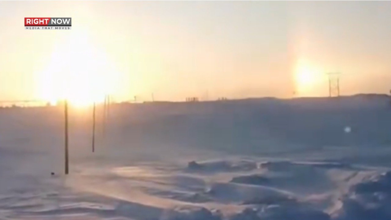 روس کے جزیرے سخالین میں بیک وقت دو سورج نمودار