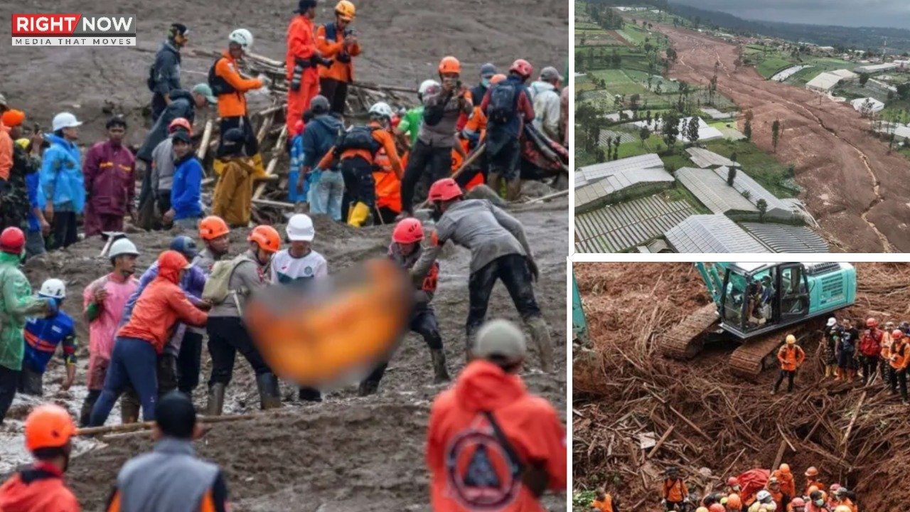 انڈونیشیا میں لینڈ سلائیڈنگ سے 8 ہلاک، 80 سے زائد لاپتہ