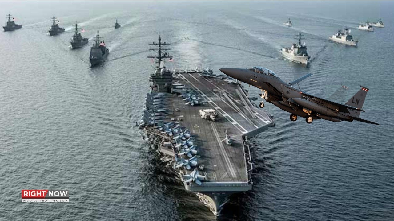 امریکی بحری بیڑہ مشرق وسطیٰ میں، ایران کو سخت ردعمل کی تیاری