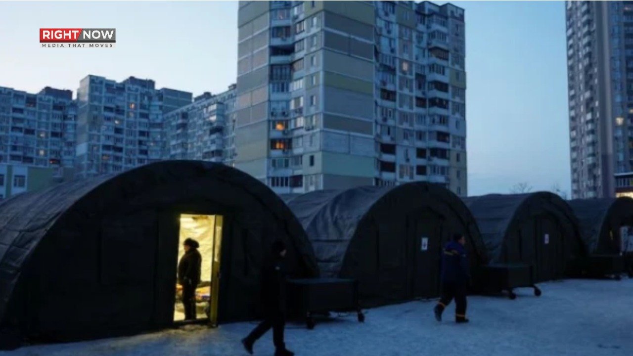 کیف میں روسی حملوں کے بعد شدید سردی میں توانائی بحران