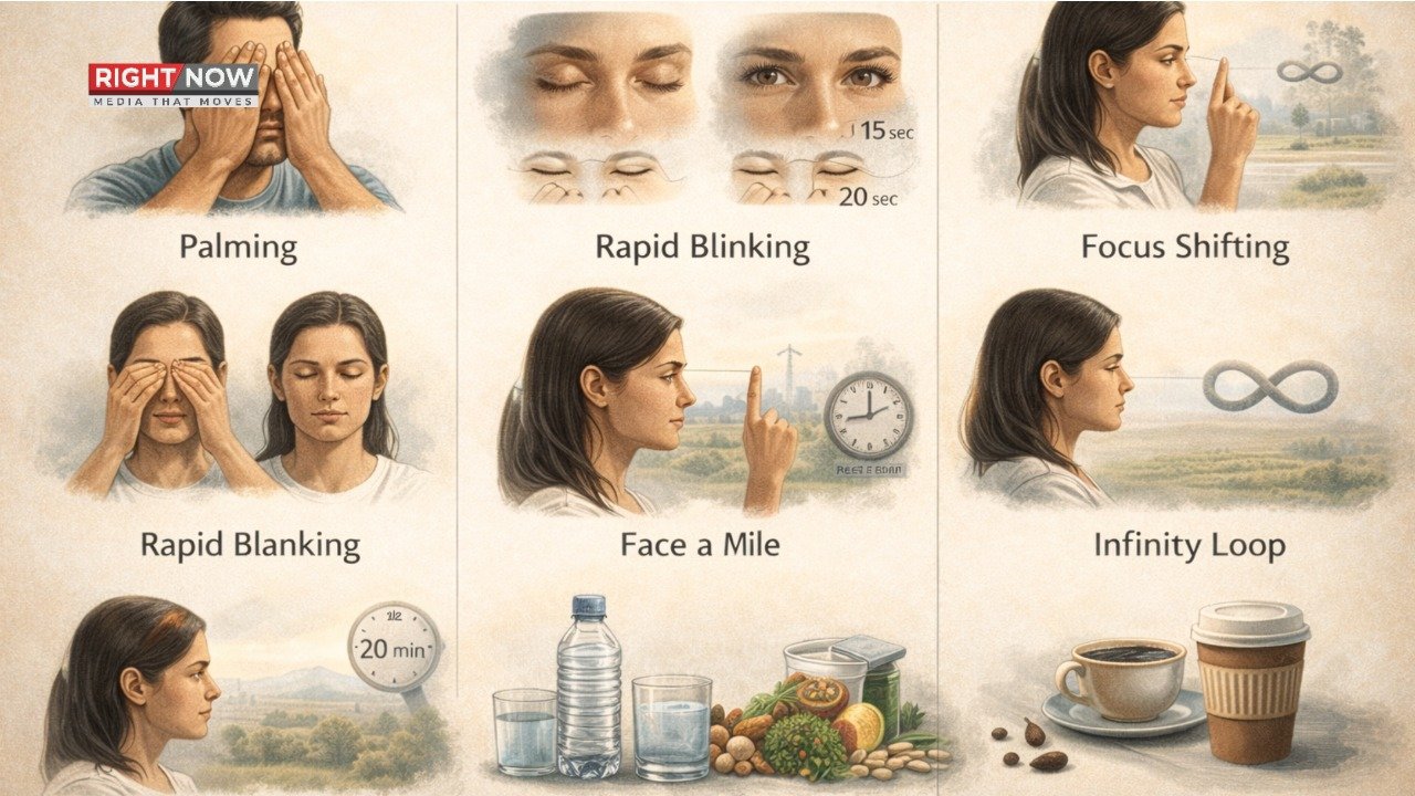 آنکھ کی پھڑک روکنے کے لئے مؤثر یوگا ٹپس